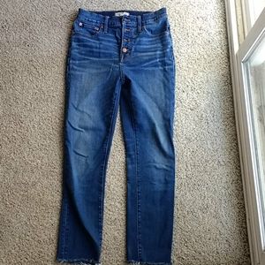 Madewell perfect vintage crop jeans